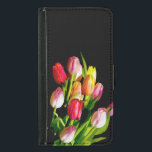 Tulip Painting - Originalfärgsbild Plånboksfodral För Samsung Galaxy S5<br><div class="desc">Tulips originalmålning. Vi specialiserar oss på söt och rolig originalkonst. Köp den för dig själv eller som en underbar gåva till dina Tulip-älskande vänner. Var kreativ - klicka på CUSTOMIZE om du vill lägga till/ta bort/ändra text,  ändra storlek på bild,  ändra färg eller något annat som verktygen tillåter.</div>