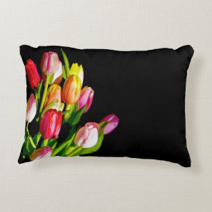 Tulip Painting - Originalfärgsbild Prydnadskudde