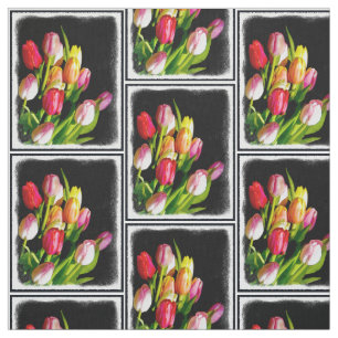 Tulip Painting - Originalfärgsbild Tyg