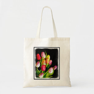Tulip Painting - Originalfärgsbild Tygkasse