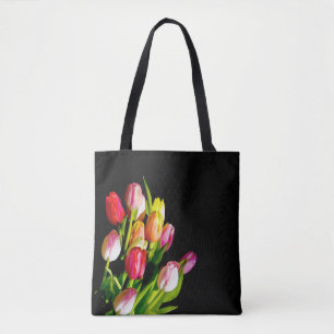 Tulip Painting - Originalfärgsbild Tygkasse