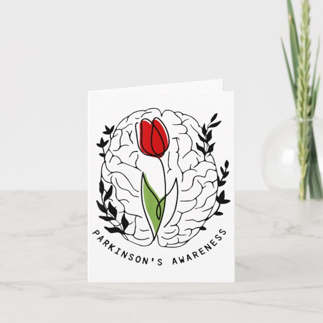 Tulip Parkinsons Awareness Kort (Framsida)