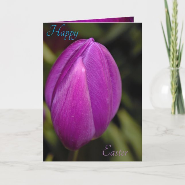 Tulip Påsk-kort Tack Kort (Framsida)
