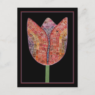 Tulip Postage Frimärke - vykort