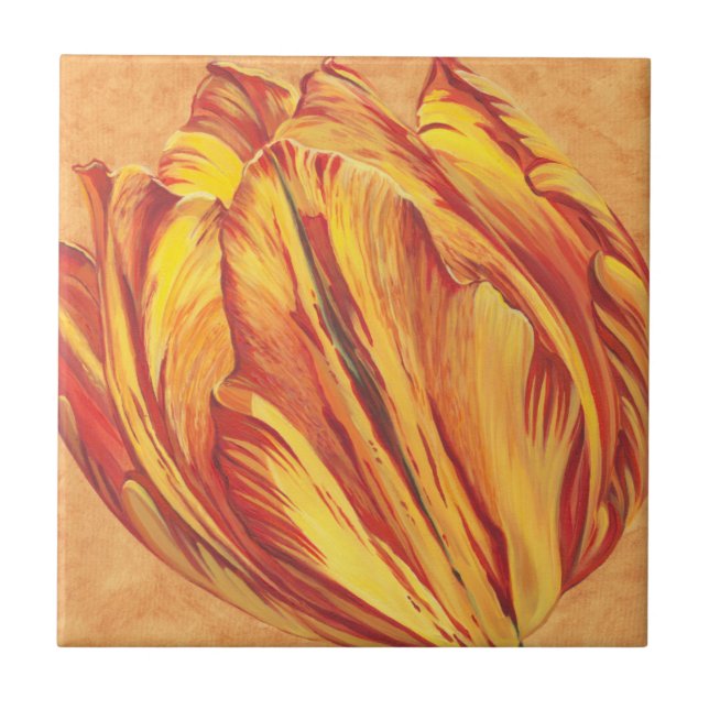 Tulip Power I Kakelplatta (Framsidan)