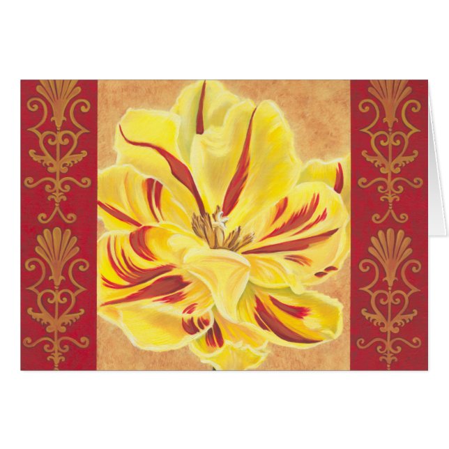 Tulip Power II Hälsningskort (Framsidan Horizontal)