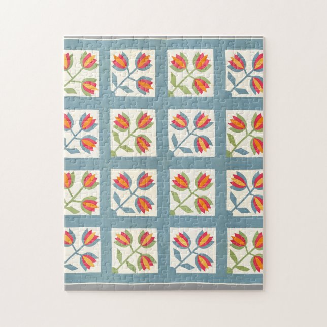 Tulip quilt pussel (Vertikal)