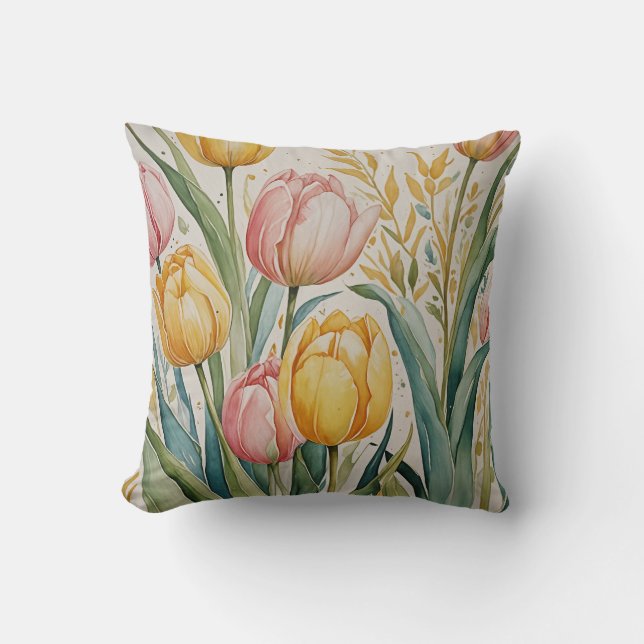 Tulip Reverie Kudde (Framsida)