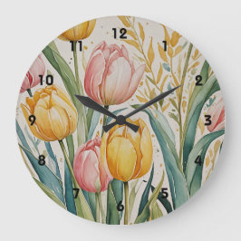 Tulip Reverie Stor Klocka