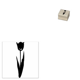 Tulip Rubber Frimärke Stämpel