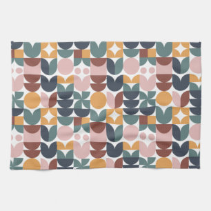 Tulip Scandinavian Modern Geometric Mönster Kökshandduk
