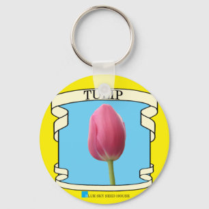 Tulip Seed Packet Nyckelring