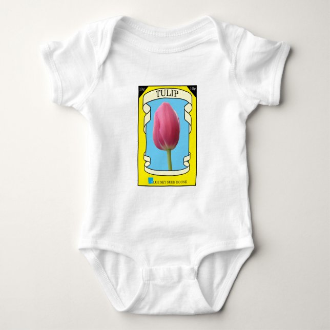 Tulip Seed Packet T-shirt (Framsida)