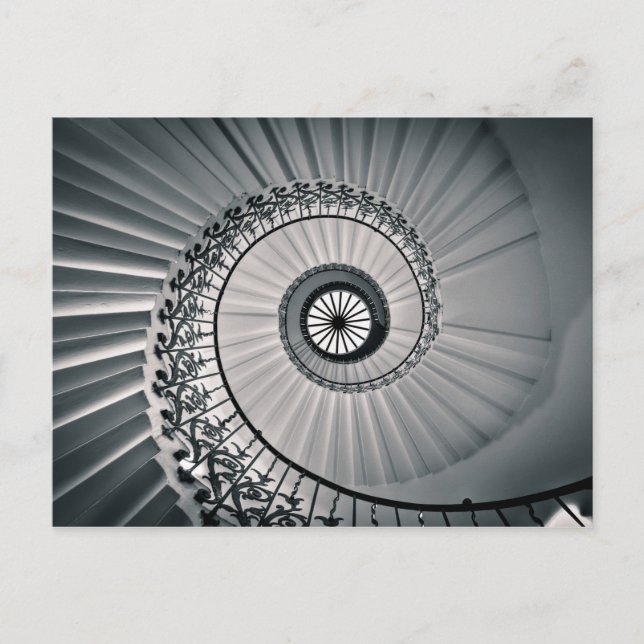 Tulip Staircase, Greenwich, London Vykort (Framsida)