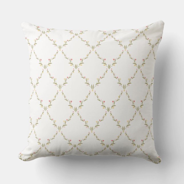 Tulip Throw Pillow Kudde (Framsida)