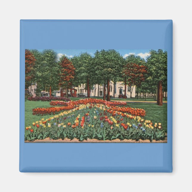 Tulip Time Holland, Michigan Magnet (Framsidan)