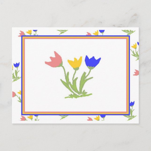 Tulip-Trio Vykort (Framsida)