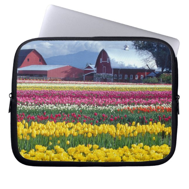 Tulip visning fält laptop sleeve (Framsidan)