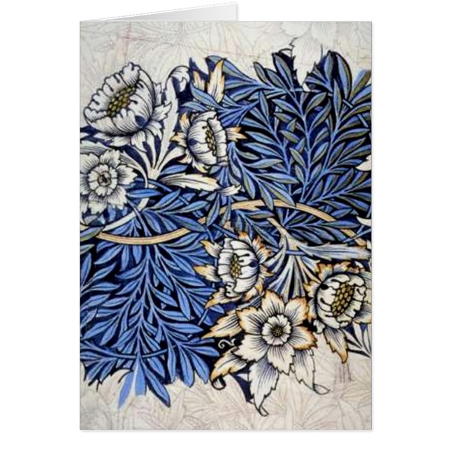 "Tulip & Willow" av William Morris - kort (Framsidan)