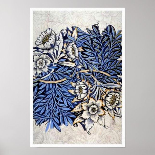 "Tulip & Willow" av William Morris - Skriv ut Poster (Framsidan)