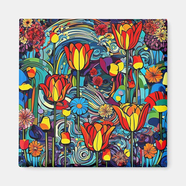 Tulipa 4 magnet (Framsidan)