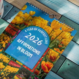Tulipblommor Bekräftelse Nya Början Djup Kärlek Kalender