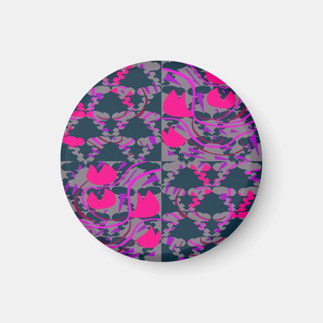Tulipbulbrosor Magnet (Framsidan)