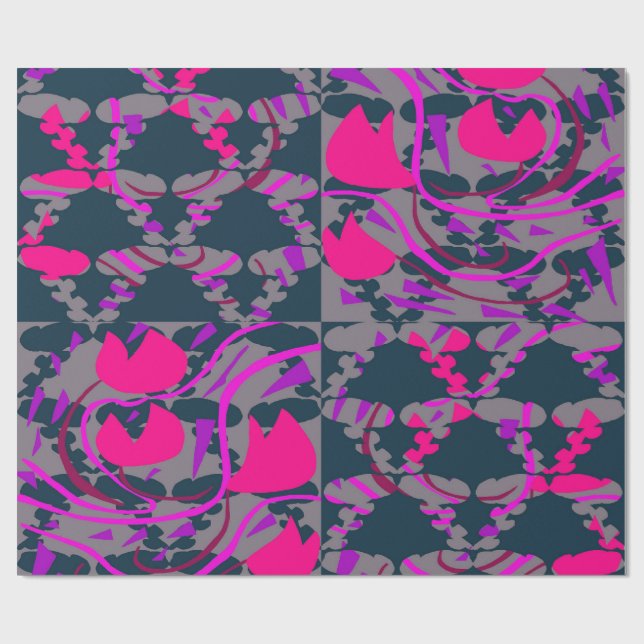 Tulipbulbrosor Presentpapper (Platt)