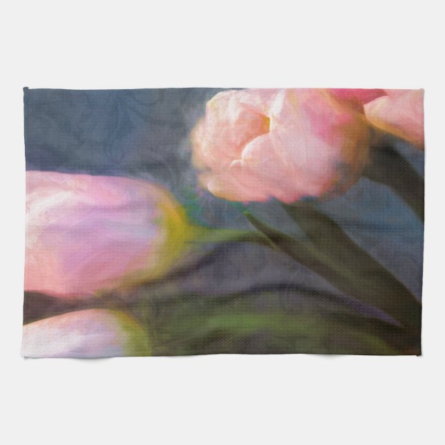 Tuliper 2 kökshandduk (Horisontell)