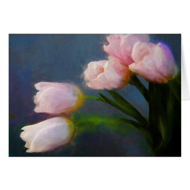 Tuliper 3 hälsningskort (Framsidan Horizontal)