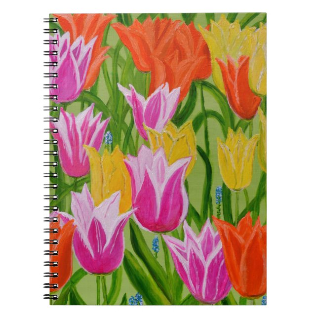 Tuliper Anteckningsbok (Framsidan)