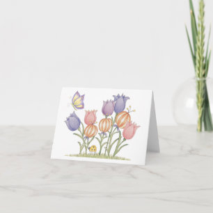 Tuliper - anteckningskort