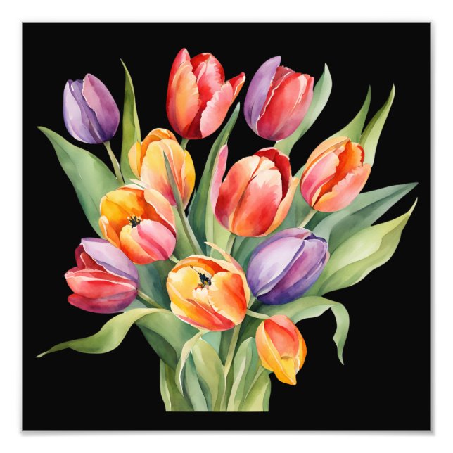 Tuliper Fototryck (Framsidan)