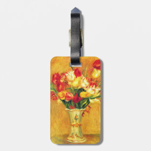 Tuliper från Pierre Renoir, Vintage Impressionism Bagagebricka