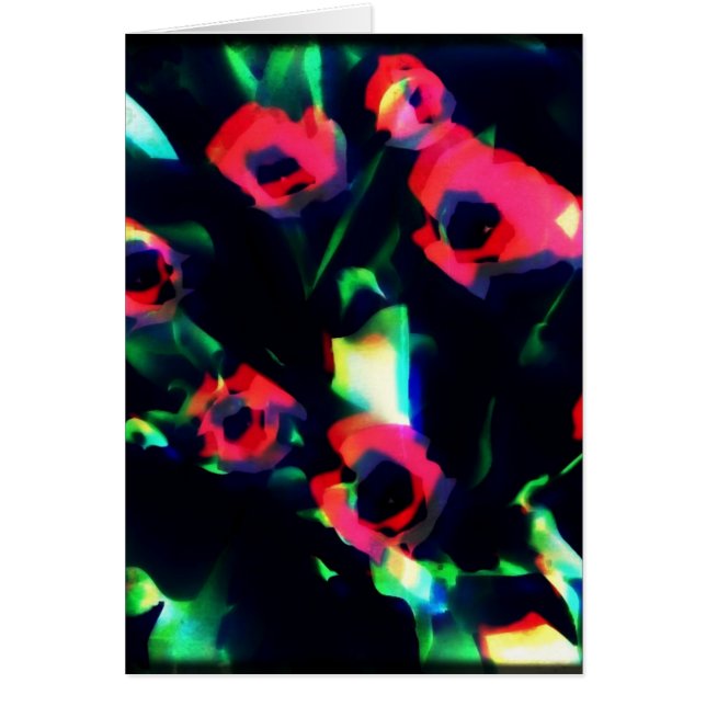Tuliper Hälsningskort (Framsidan)
