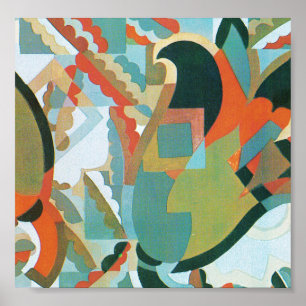 Tuliper i Abstrakt Poster