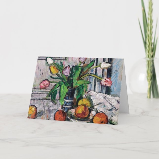 Tuliper i Blue Vas | George Leslie Hunter Kort (Framsida)