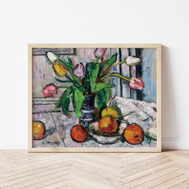 Tuliper i Blue Vas | George Leslie Hunter Poster (Skapare uppladdad)