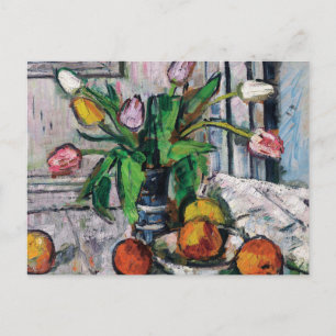 Tuliper i Blue Vas George Leslie Hunter Vykort