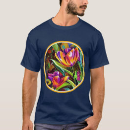 Tuliper i cirkulationen t shirt