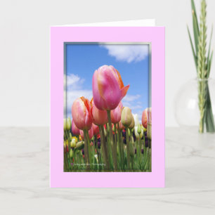 Tuliper i Sol - Tomt kort