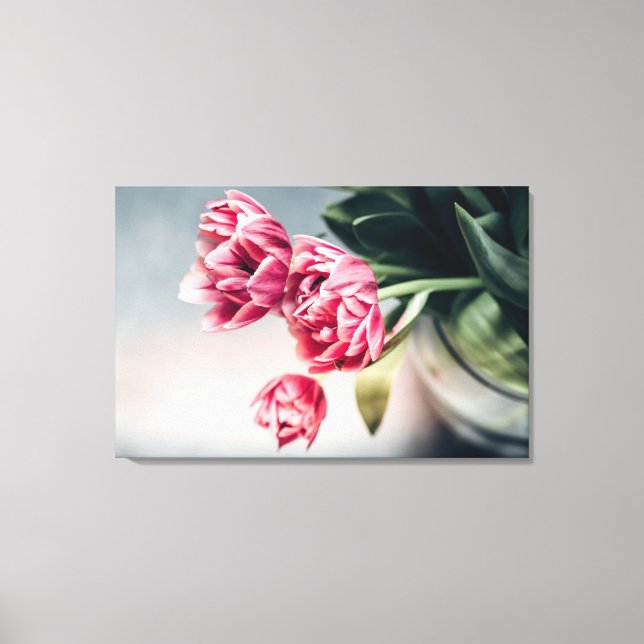 Tuliper i Vas 2 Canvastryck (Framsida)