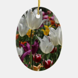 Tuliper Julgransprydnad Keramik