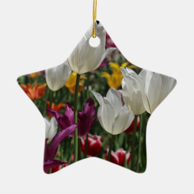 Tuliper Julgransprydnad Keramik (Framsidan)