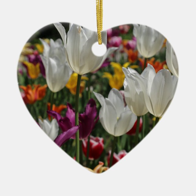 Tuliper Julgransprydnad Keramik (Framsidan)