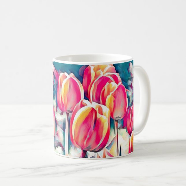 Tuliper Kaffemugg (Framsida höger)