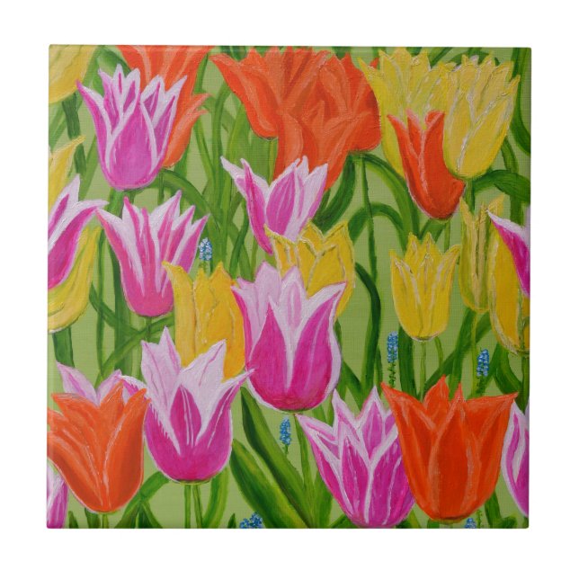 Tuliper Kakelplatta (Framsidan)
