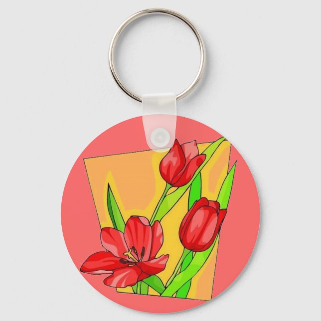 Tuliper Nyckelring (Framsida)