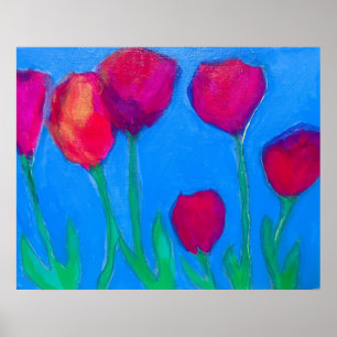 Tuliper, tuliper, tulippar poster