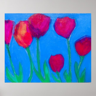 Tuliper, tuliper, tulippar poster